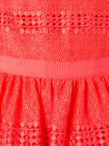 lace detail shift dress