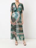 long length printed beach dress