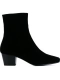 square toe ankle boots