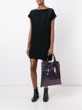 metallic prism tote 