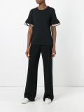 'Nova Check' trim top