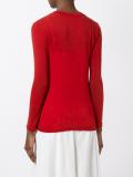 crew neck fine knit top