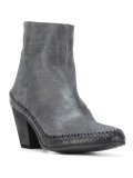 woven base ankle boots