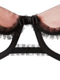 cut-out detail contrast bra