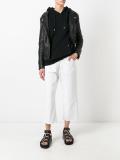 raw hem cropped jeans