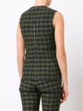 checked tank top
