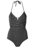 striped swimsuit