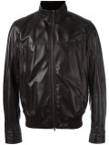 zip up leather jacket 