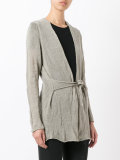 waist tie cardigan