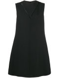 V-neck panel shift dress