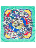 花卉印花口袋方巾