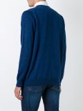 ribbed round neck jumper
