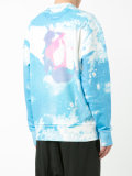 postcard print sweatshirt