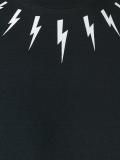 lightning bolt print T-shirt