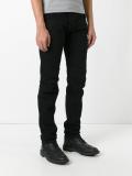 panelled slim-fit jeans