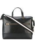 striped strap laptop bag
