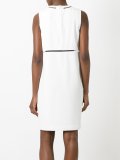 fishing line panel shift dress