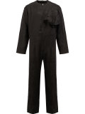 collarless zipped jumpsuit