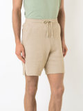 woven track shorts