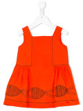 fish print dress