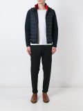 padded front hooded jacket
