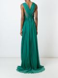 bust lace detailing long dress