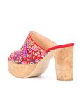 embroidered platform mules