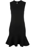 peplum hem neoprene dress