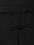slim-fit tailored trousers