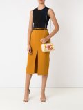 embroidered clutch