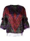 textured jacquard jumper
