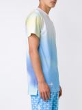 faded print T-shirt