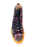 Donald Duck jacquard hi-top sneakers