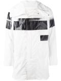 printed raincoat