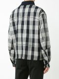 plaid zipped jacket