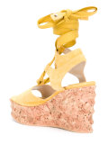 Irmine cork wedge sandals