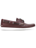 contrast boat shoes