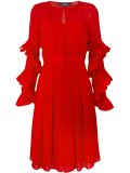 pleated details dress
