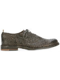 woven lace up shoes  