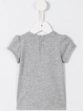 bird flower hat print T-shirt