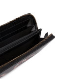 embroidered snake wallet