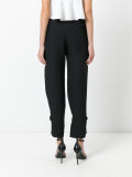 drawstring cropped pants 