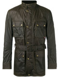 wax belted jacket