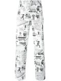 printed chinos 