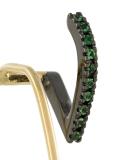 'Elodie Vert' twirl tsavorite earring