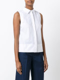 sleeveless boxy shirt