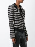 striped fitted jacket