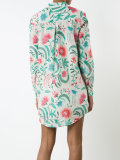 floral print shirt dress