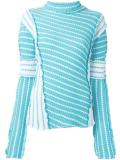 raw twist seam sweater