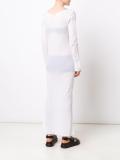 long side slit dress